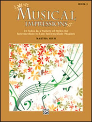 Musical Impressions piano sheet music cover Thumbnail